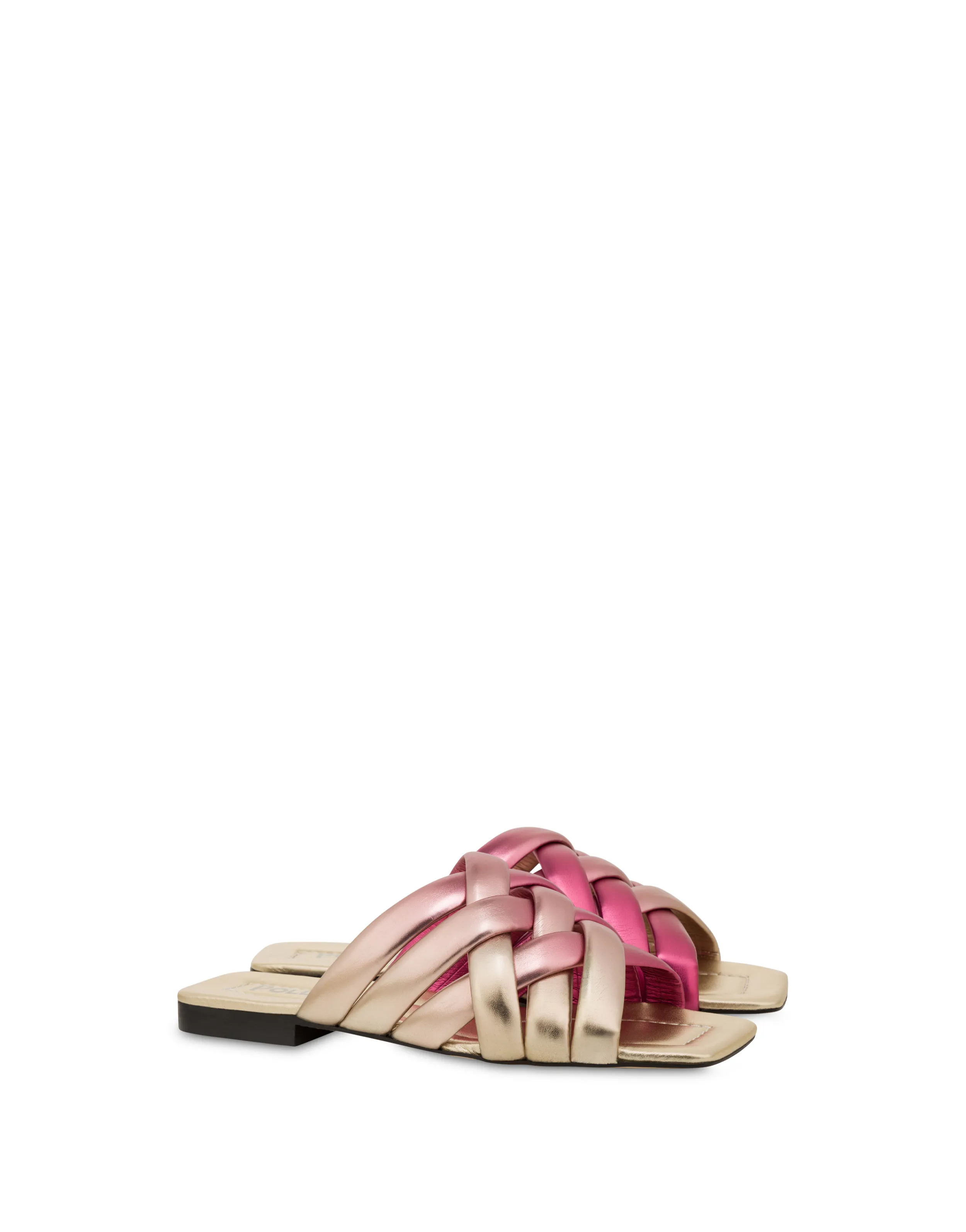 Pollini Ciabatte Platino-Bouganville Discount