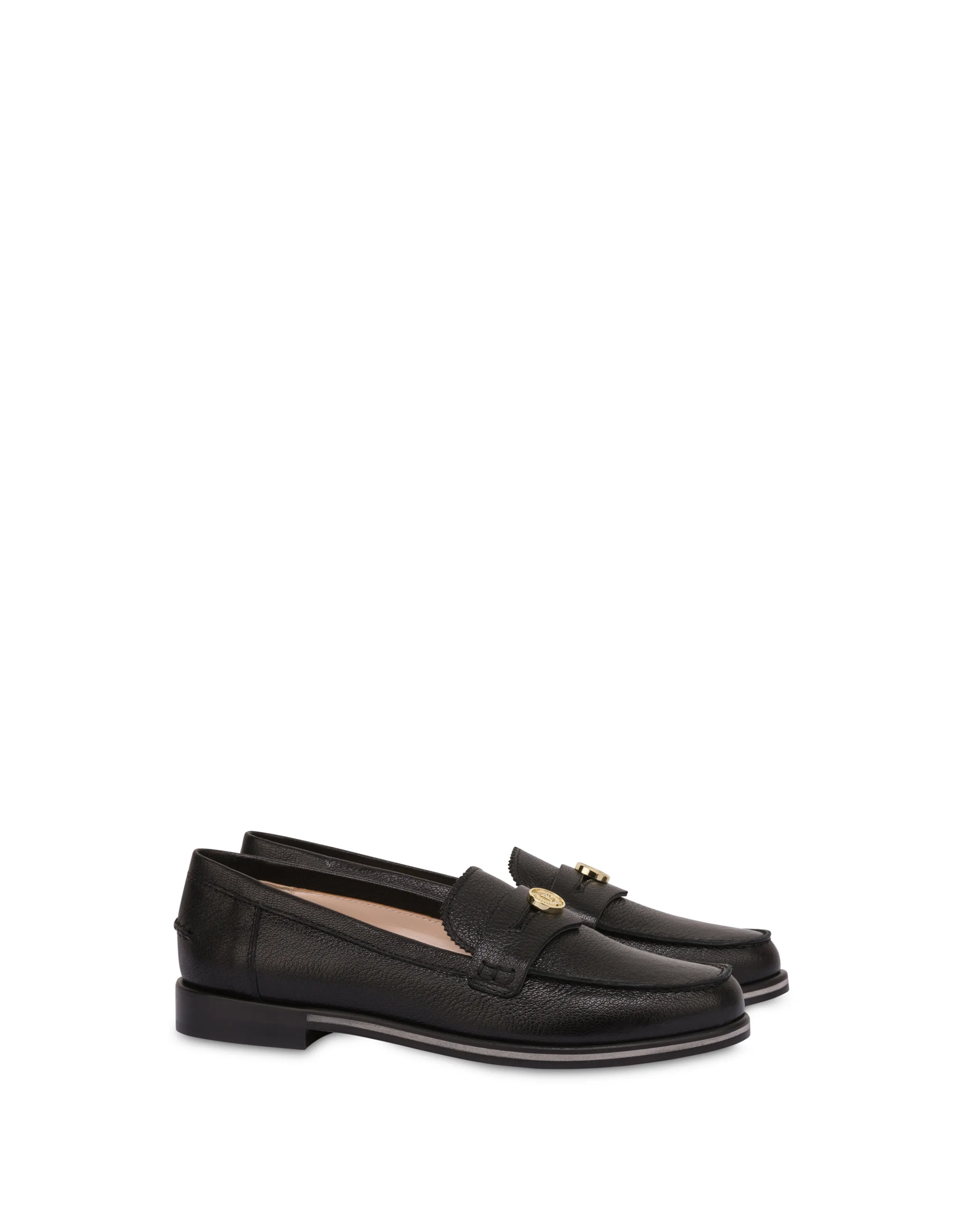 Pollini Mocassini Black Sale