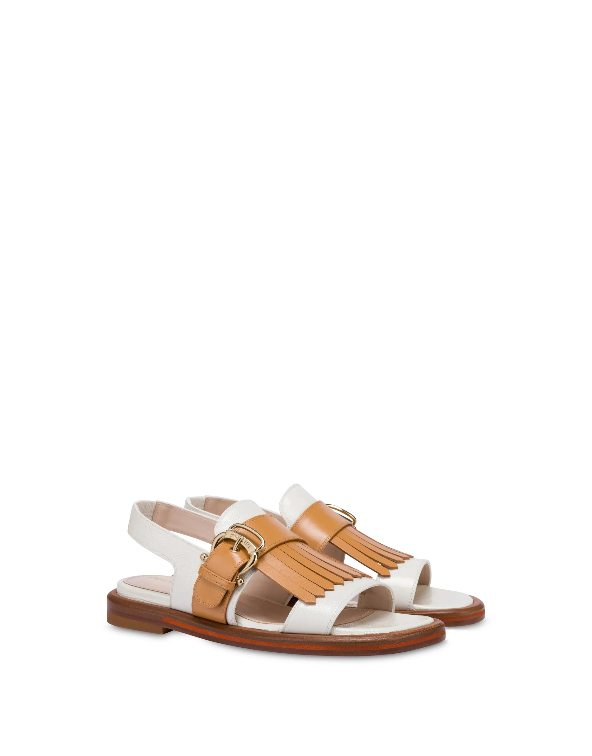 Pollini Sandali Avorio/Cuoio Discount