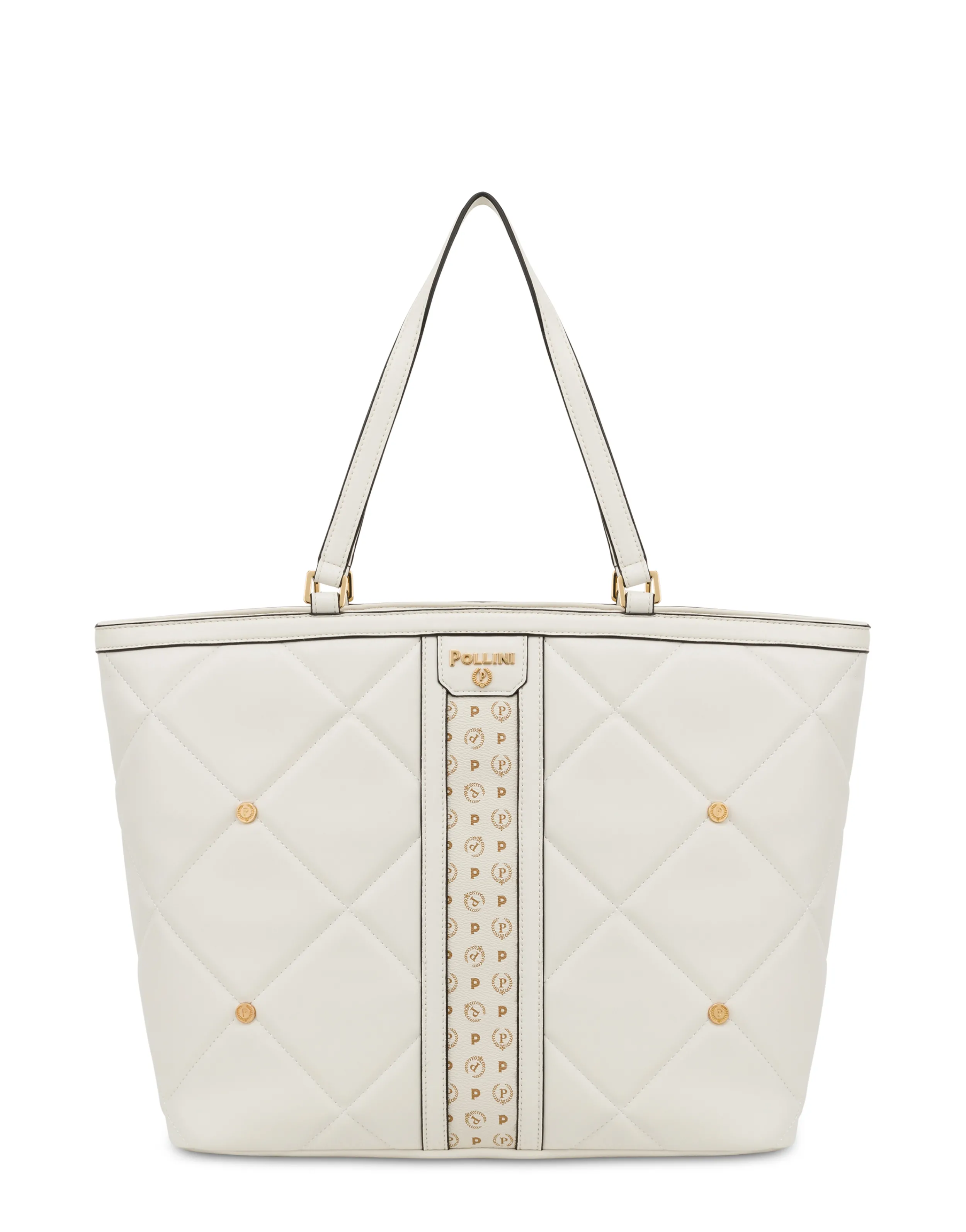 Pollini Shopping Bag Avorio/Avorio Discount