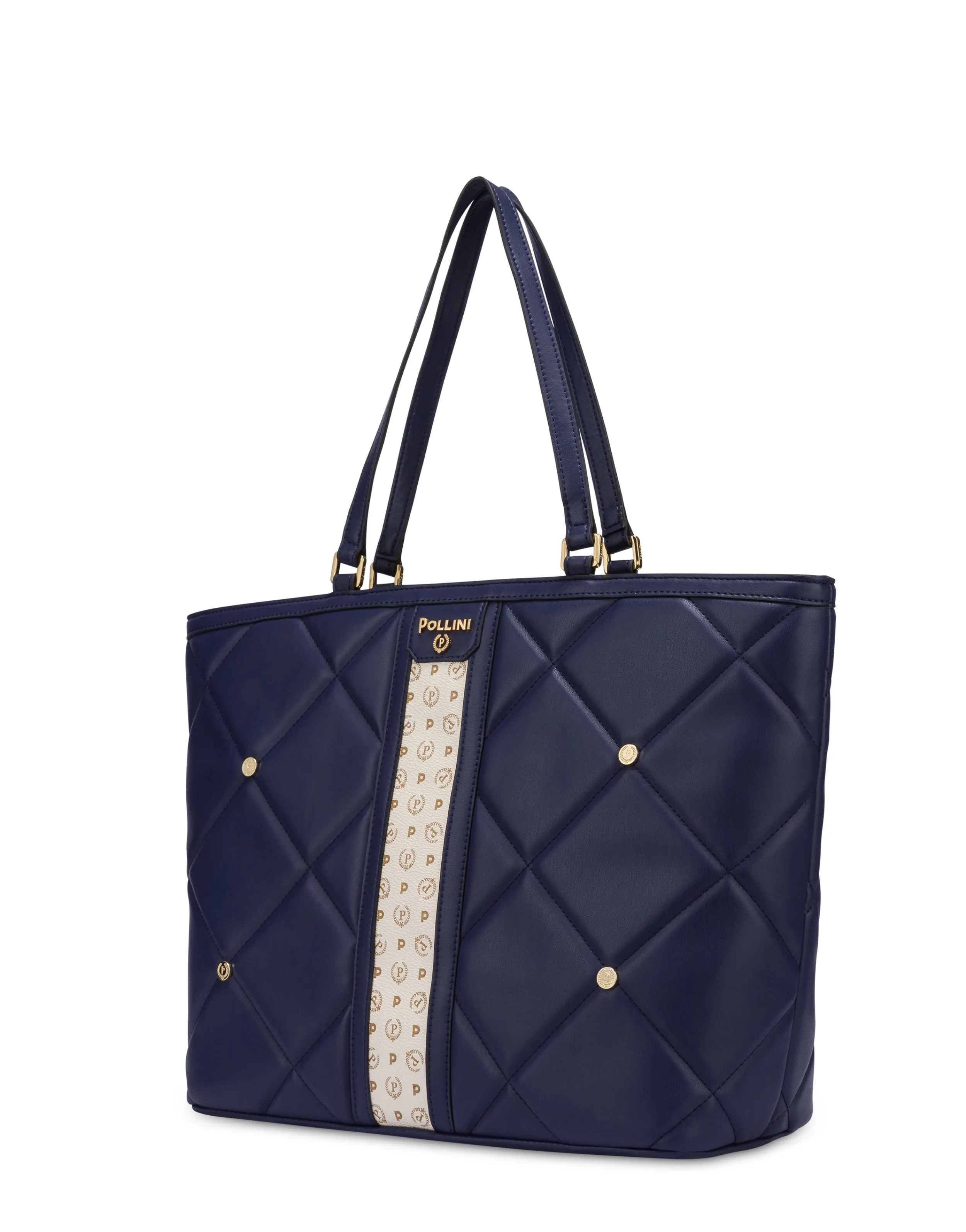 Pollini Shopping Bag Blu/Avorio Clearance