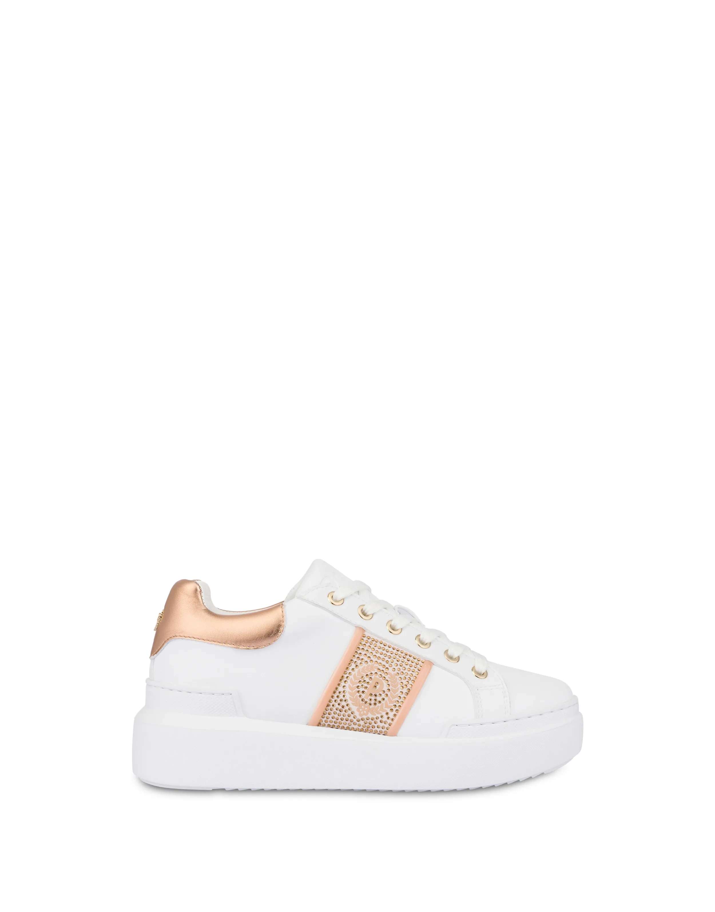 Pollini Sneakers Bianco/Rame New