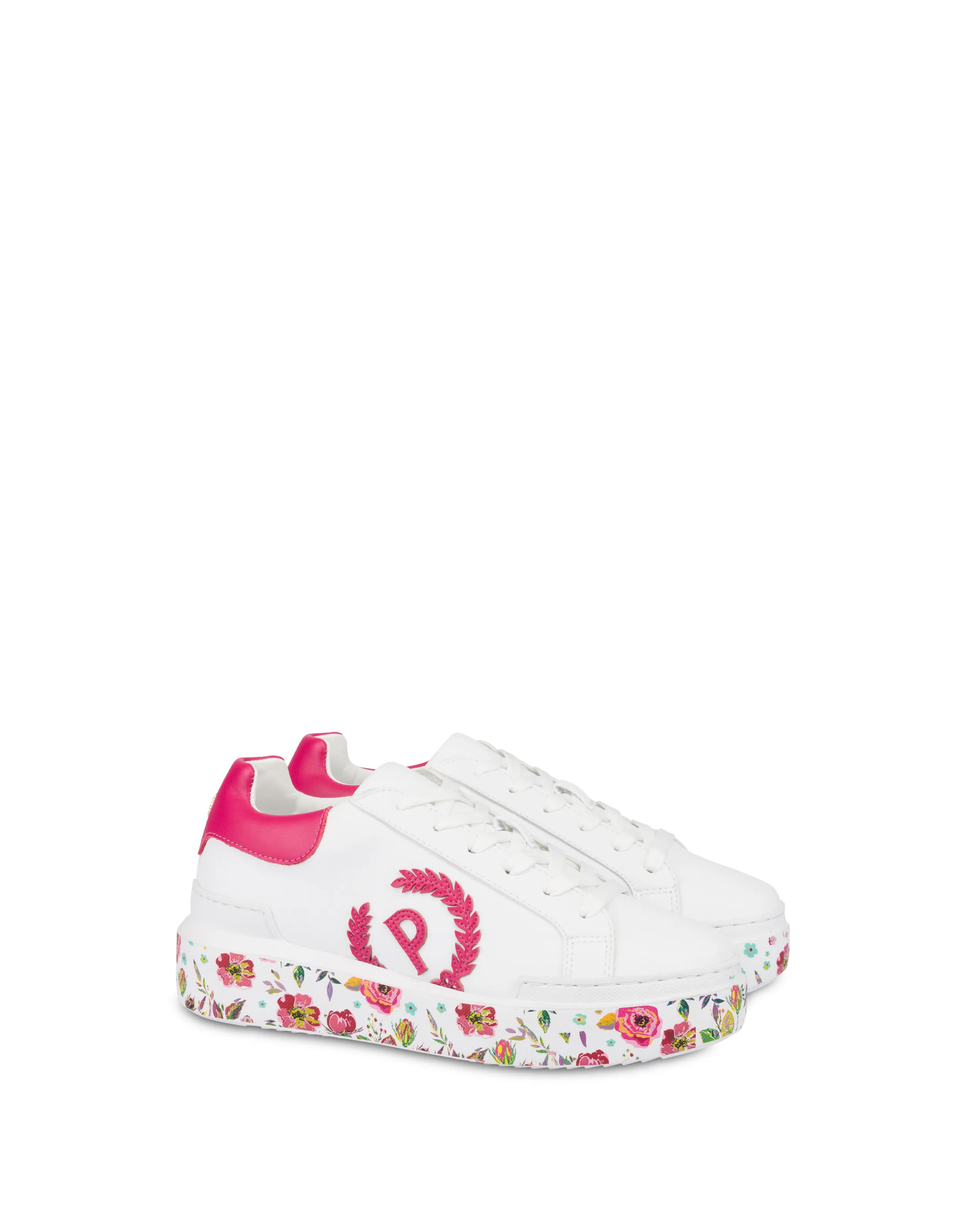 Pollini Sneakers Bianco/Bouganville Best