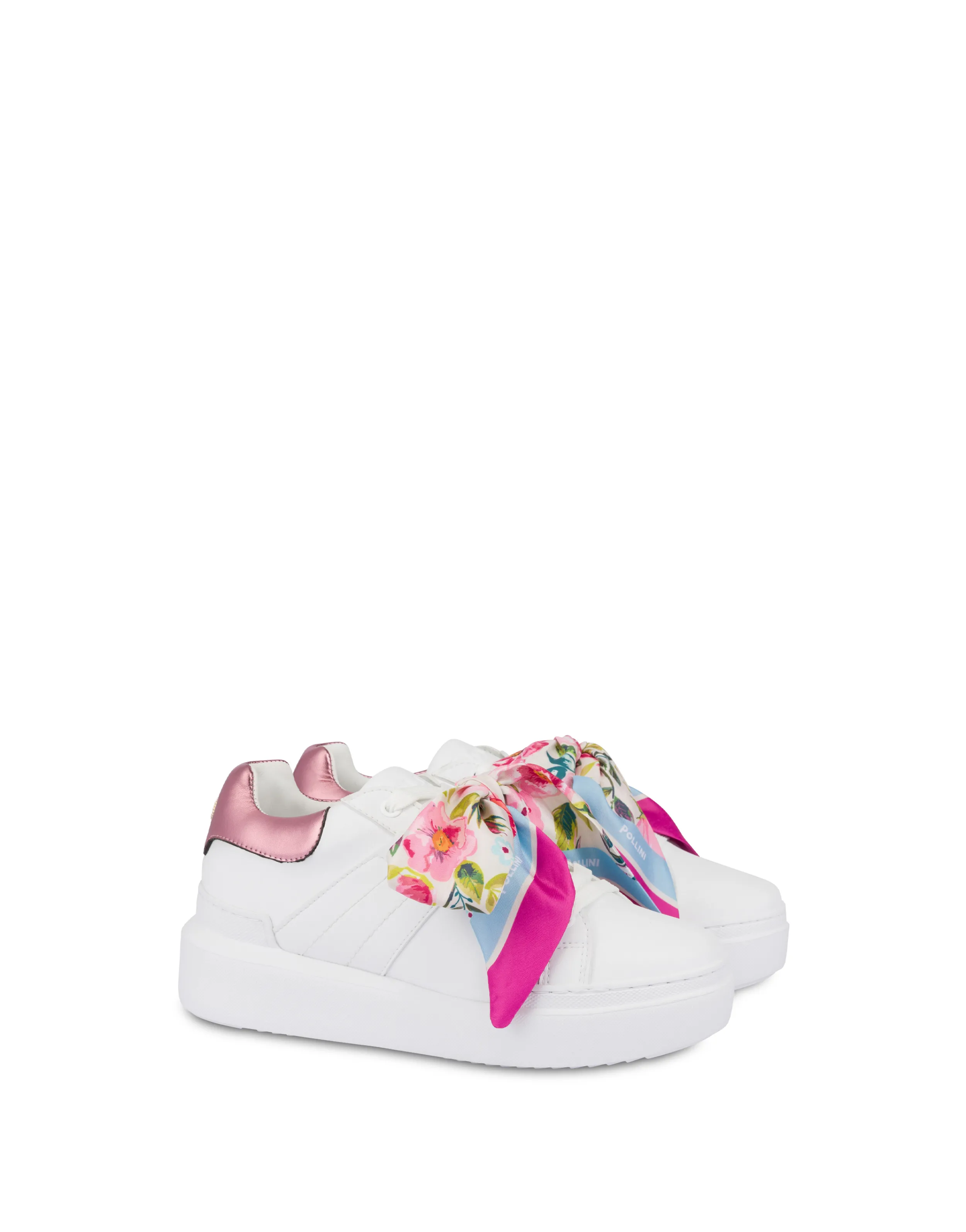 Pollini Sneakers Bianco/Rosa New